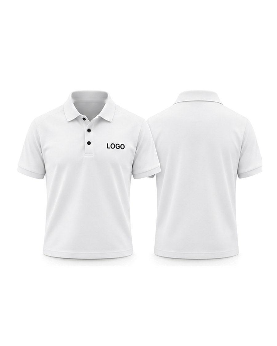 Classic corporate polo, white