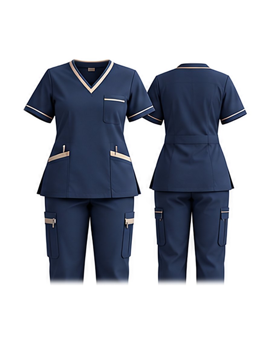 Scrub set, navy