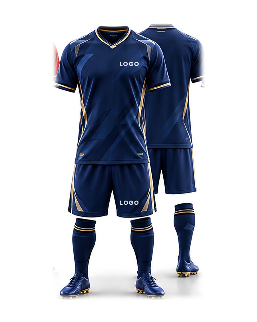 Football kit, royal blue