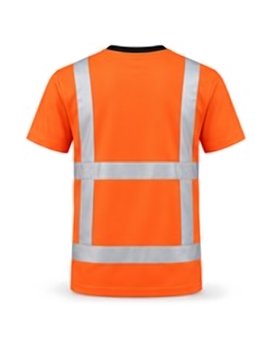 Reflective T-shirt, back, orange